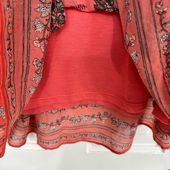 Max Studio Lined Midi Skirt Size Small Eclectic Grandpa  Boho Hippie - Picture 4 of 9